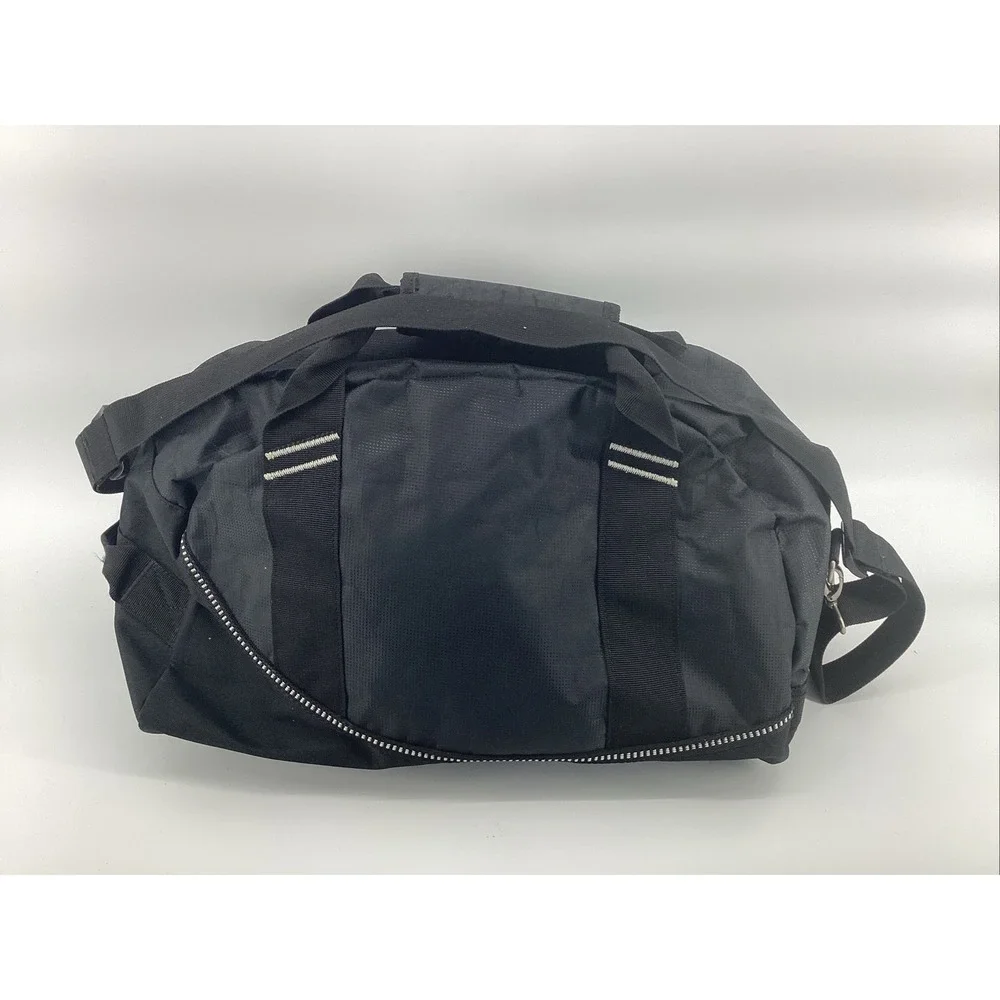 OGIO Half Dome Duffle Bag Black Shoulder Strap & Audio Pocket Gym Travel